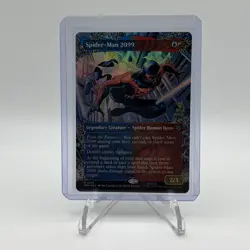 MTG Spider-Man 2099 0216 Borderless Rare FOIL NM - Image 2
