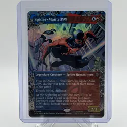 MTG Spider-Man 2099 0216 Borderless Rare FOIL NM - Image 3