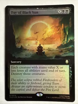 Mtg Day Of Black Sun Foil Avatar The Last Airbender - Image 1