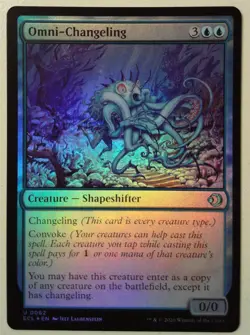 Omni-Changeling *FOIL Uncommon* Magic MtG x1 Lorwyn Eclipsed - Image 1