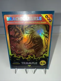 Brachiosaurus FOIL Magic the Gathering Jurassic World Secret Lair MTG 0740 SLD - Image 1