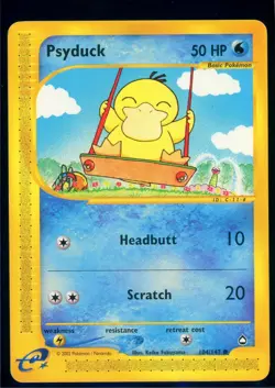 Pokemon AQUAPOLIS - #104/147 Psyduck - Nonholo - ENG - Lightly Played/Near Mint - Image 1