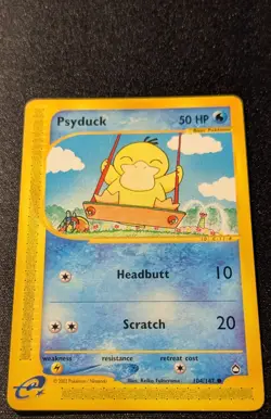 Pokemon AQUAPOLIS - #104/147 Psyduck - Nonholo - ENG - Lightly Played/Near Mint - Image 4