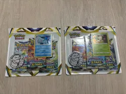 Pokemon TCG Brilliant Stars 3-Pack Blister Leafeon & Glaceon Set of 2 (6 Packs) - Image 1