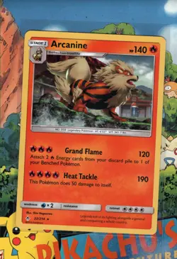 Pokemon TCG Arcanine 22/214 Blister Exclusive Cosmos Holo Promo NM - Image 1