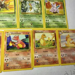 Pokemon Tcg Base Set Jungle And Base Set 2.. 5 Fire Type 4 Leaf Type - Image 5