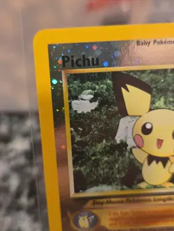 PICHU BLACK STAR Best Promo 35 NEW Reverse Holo Foil Pokemon TCG League Unplayed - Image 2