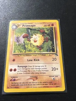 Primeape Southern Islands Pokemon TCG 18/18 LP Raw Ungraded - Image 2