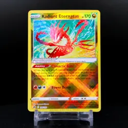 Radiant Eternatus 105/159 - Pokemon TCG SWSH Crown Zenith - NM Radiant Rare HOLO - Image 1