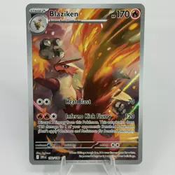Pokemon TCG Pokemon Blaziken Illustration rare #192 NM Pack Fresh - Image 1