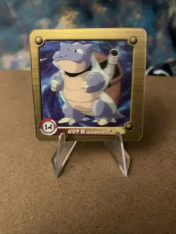 1999 Pokemon Action Flipz Blastoise Series One 3-D Chase #S-4 - Image 1