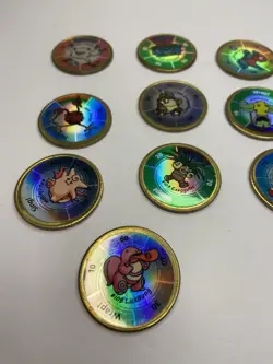 Vintage 1999 Pokemon Battling Coin Game Lot of 10 Coins All Different Coins - Image 3