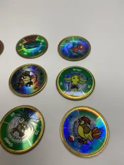 Vintage 1999 Pokemon Battling Coin Game Lot of 10 Coins All Different Coins - Image 4