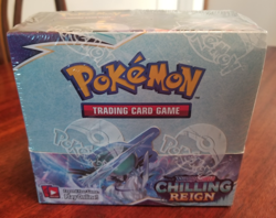 Pokemon Sword & Shield Chilling Reign Booster Box New Factory Sealed - Image 2