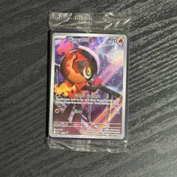 SEALED Charcadet Black Star Promo 022 Me02: Phantasmal Flames POKEMON NEAR MINT - Image 1