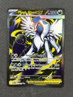 Mega Absol ex 161/132 MEG Mega Evolution Pokemon Near Mint - Image 1