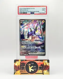 2023 Pokemon Scarlet & Violet Miraidon ex Special Illustration Rare PSA 9 - Image 1
