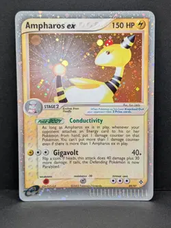 Ampharos ex 89/97 Dragon Holo Ultra Rare Pokemon TCG Nintendo WOTC e-reader MP - Image 1