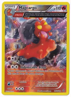 Pokemon XY Primal Clash Reverse-Holos #24/160 Magcargo - Image 1