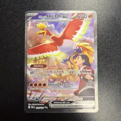 Pokemon TCG Ethan's Ho-Oh EX SIR 230/182 Destined Rivals NM JY - Image 1