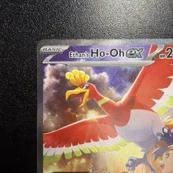 Pokemon TCG Ethan's Ho-Oh EX SIR 230/182 Destined Rivals NM JY - Image 2