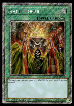 Yu-Gi-Oh TCG Quarter Century Bonanza #RA03-EN113 Mage Power 1st Ed.,PScR - Image 1