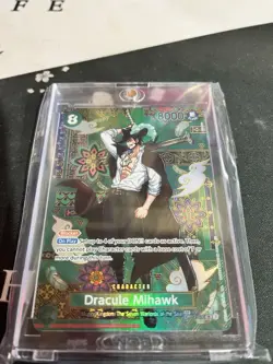 2026 One Piece OP14/EB04 Dracule Mihawk SP Alt Art OP12-030 SR Azure Seas - Image 1