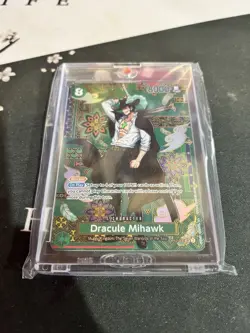 2026 One Piece OP14/EB04 Dracule Mihawk SP Alt Art OP12-030 SR Azure Seas - Image 2
