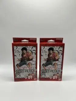 2x ONE PIECE TCG STRAW HAT CREW STARTER DECK ST-01 English Brand New - Image 1