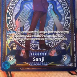 One Piece Sanji SEC OP06-119 [SP Par OP11] Parallel a Fist of Divine Speed - Image 3