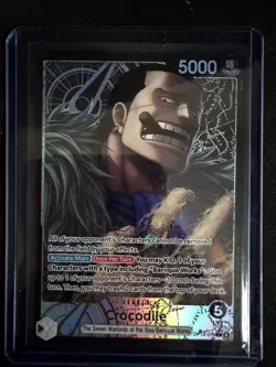 One Piece OP14 The Azure Sea’s Seven - Crocodile OP14-079 Leader Alt Art - Image 1