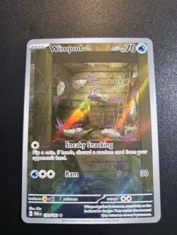 Pokemon Wimpod 191/182 SV04: Paradox Rift Illustration Rare Holo Card - Image 1