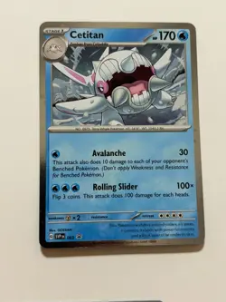 Pokemon Card Black Star Promo SVP 063 Holographic Cetitan NM - Image 1