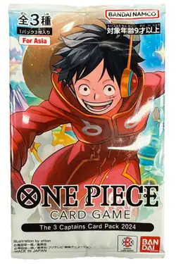One Piece Promo Card The 3 Captains Card Pack 2024, Asia Sealed - Image 1