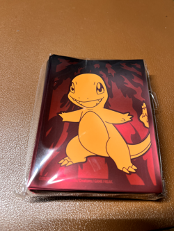 x65 Sealed Charmander Obsidian Flames Card Sleeves from Pokemon TCG ETB - Image 1