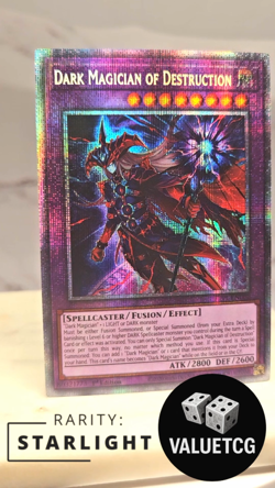 Dark Magician of Destruction (TCG Version: TTP1-JP001) Secret Rare Custom Card - Image 2