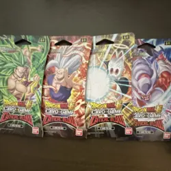 Bandai Dragon Ball Super Card Game Critical Blow Booster 4 Packs English - Image 1