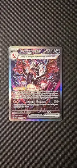 Pokemon TCG Charizard EX Paldean Fates Sir Card 234/091 SV - Image 1