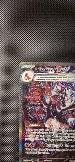 Pokemon TCG Charizard EX Paldean Fates Sir Card 234/091 SV - Image 2