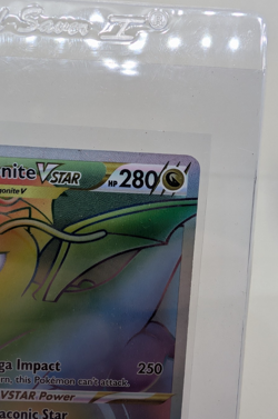 Dragonite VSTAR (Rainow) Pokemon GO 081/078 Secret Rare Pokemon Card NM - Image 3