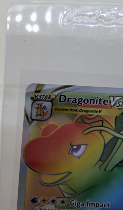 Dragonite VSTAR (Rainow) Pokemon GO 081/078 Secret Rare Pokemon Card NM - Image 4