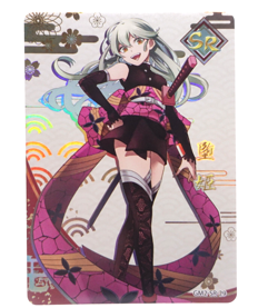 Demon Slayer SR Daki SR Pieces of Time Holo Anime Trading Card - Image 1