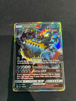 Pokemon Card Guzzlord GX 63a/111 Crimson Invasion Holo Ultra Rare Light Play - Image 1