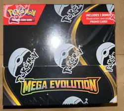 Pokemon TCG Mega Evolution Enhanced Sealed Booster Box 36 Packs + Promo Card New - Image 1
