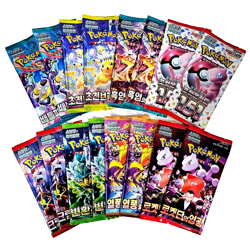 16 PACKS Pokemon Cards Booster Variety Set Bundle KOREAN 151 Destined Rivals ETC - Image 1