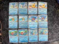 Misty's Pokemon Card Lot Destined Rivals Holos - Reverse Holos Gyarados 049-182 - Image 1