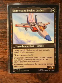 MTG - Universes Beyond - Starscream, Power Hungry - Mythic - 005 - NM-Mint! - Image 2