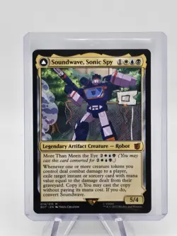 MTG - Soundwave, Sonic Spy - BOT 014/015 - Universes Beyond: Transformers Mythic - Image 1