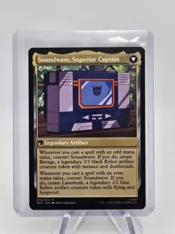 MTG - Soundwave, Sonic Spy - BOT 014/015 - Universes Beyond: Transformers Mythic - Image 2