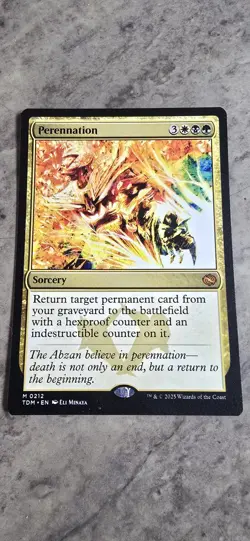 Perennation Tarkir: Dragonstorm Regular Sorcery Mythic MTG NM - Image 1